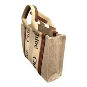 Chloe Woody Bag Tote Canvas